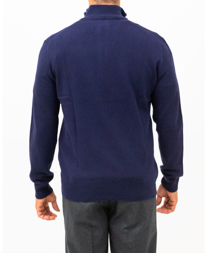 Polo Ralph Lauren - Maglia Collo Alto Blu Uomo 710876756001 I25