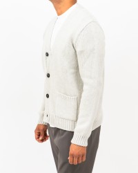 A Trip In A Bag - Cardigan Scollo V Beige Uomo ATF7310 100 LIGHT GR I25