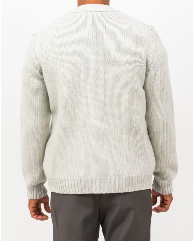 A Trip In A Bag - Cardigan Scollo V Beige Uomo ATF7310 100 LIGHT GR I25