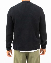 A Trip In A Bag - Cardigan Scollo V Nero Uomo ATF7310 100 BLACK I25