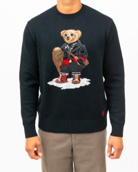Polo Ralph Lauren - Maglia Bear Nera Uomo 710982140001 I25