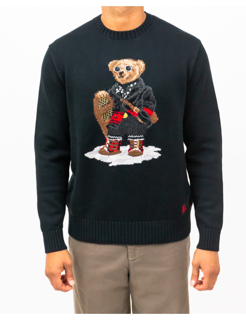 Polo Ralph Lauren - Maglia Bear Nera Uomo 710982140001 I25