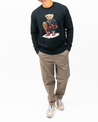 Polo Ralph Lauren - Maglia Bear Nera Uomo 710982140001 I25
