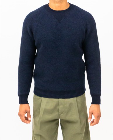 Rakki - Maglia Girocollo Virgil Blu Uomo VIRGIL BLU NOTTE I25