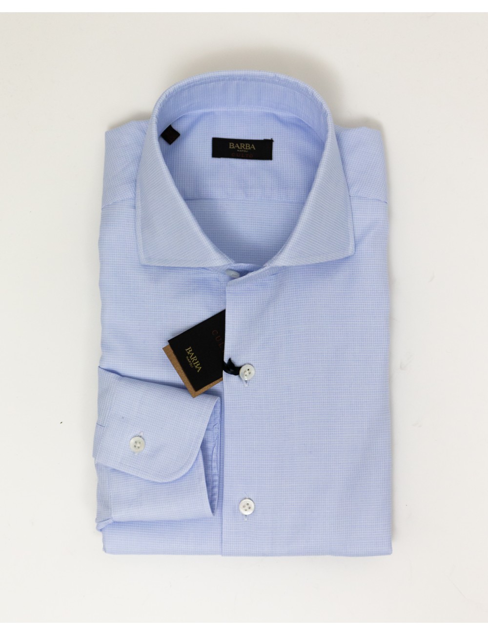 Barba - Camicia Culto Cotone Azzurra Uomo K1U13P0150103.U 01 I25