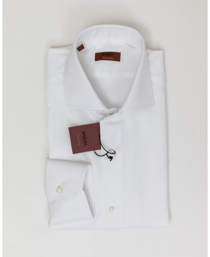 Barba - Camicia Journey Cotone Bianca Uomo I1U13P0150202.U 01 I25