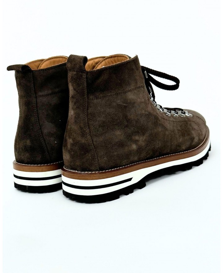 Monpiz - Pedula Falcade Suede Marrone Uomo FALCADE SUEDECORVINO I25