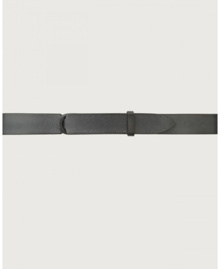 Orciani - NoBuckle Chevrette Blue Leather Belt for Men NB0074 CHE BLU CON