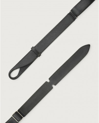 Orciani - NoBuckle Chevrette Blue Leather Belt for Men NB0074 CHE BLU CON