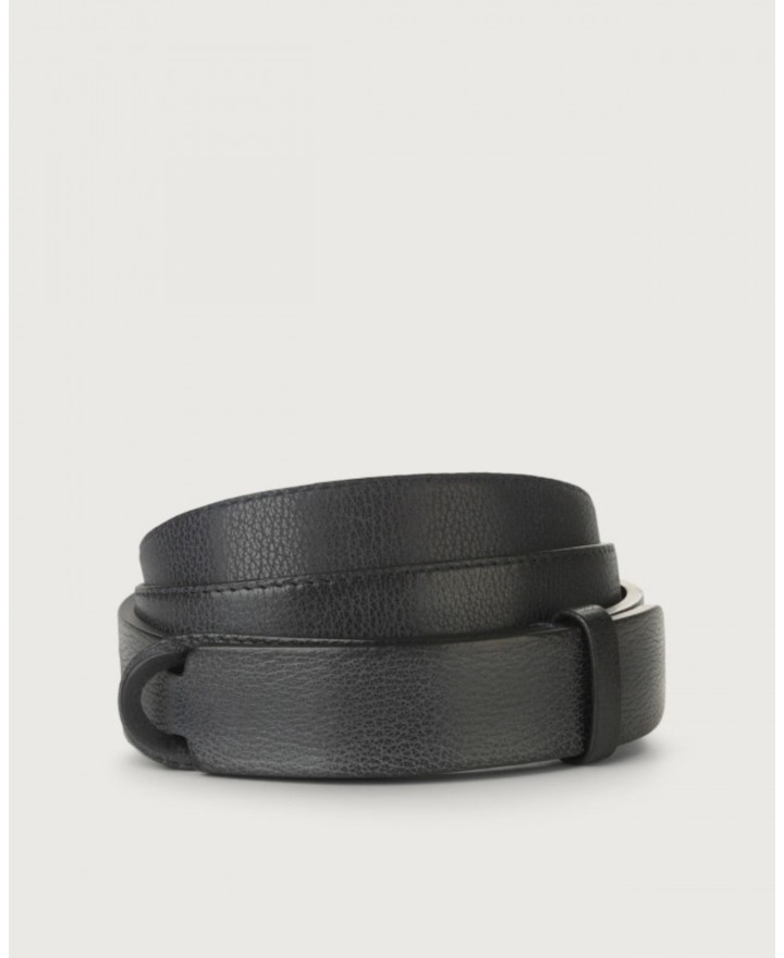 Orciani - Cintura NoBuckle Chevrette Pelle Blu Uomo NB0074 CHE BLU CON