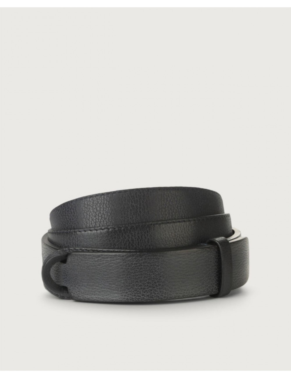 Orciani - Cintura NoBuckle Chevrette Pelle Blu Uomo NB0074 CHE BLU CON