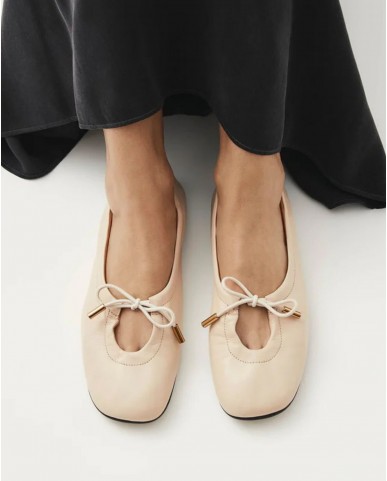 Alohas - Ballerina Rosalind Cream Donna S100303-01 P26