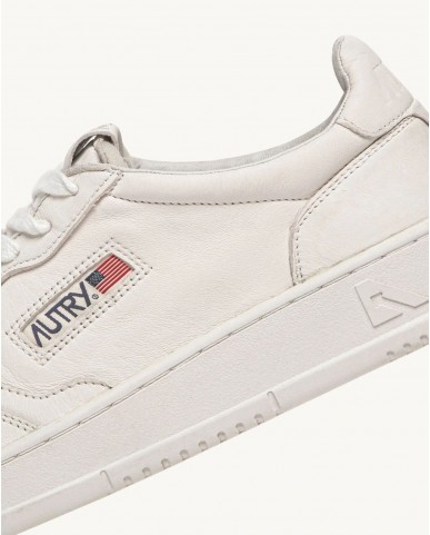 Autry - Scarpa Medalist Pelle Capretto Suola Bianca Uomo AULM SG10 CON