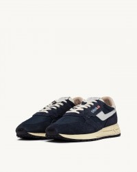 Autry - Reelwind Nylon/Suede Blue Men's Shoe WWLM NC30 CON