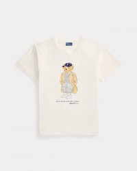 Polo Ralph Lauren - T-shirt Bear Bianca Donna 211971752001 I25