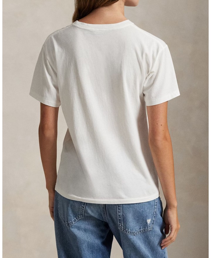 Polo Ralph Lauren - T-shirt Bear Bianca Donna 211971752001 I25