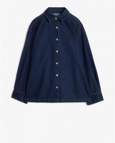 Seven - Camicia Denim Scuro Donna 7UZ10555 I25