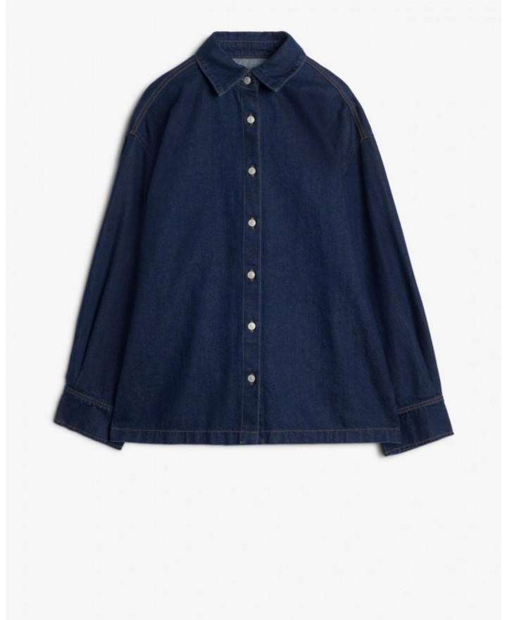 Seven - Camicia Denim Scuro Donna 7UZ10555 I25