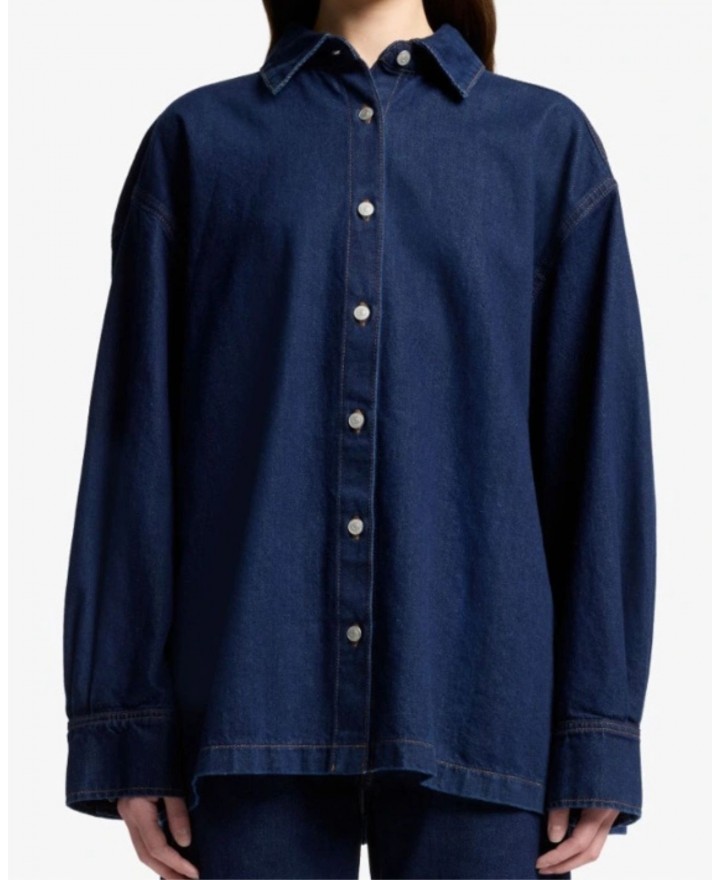 Seven - Camicia Denim Scuro Donna 7UZ10555 I25