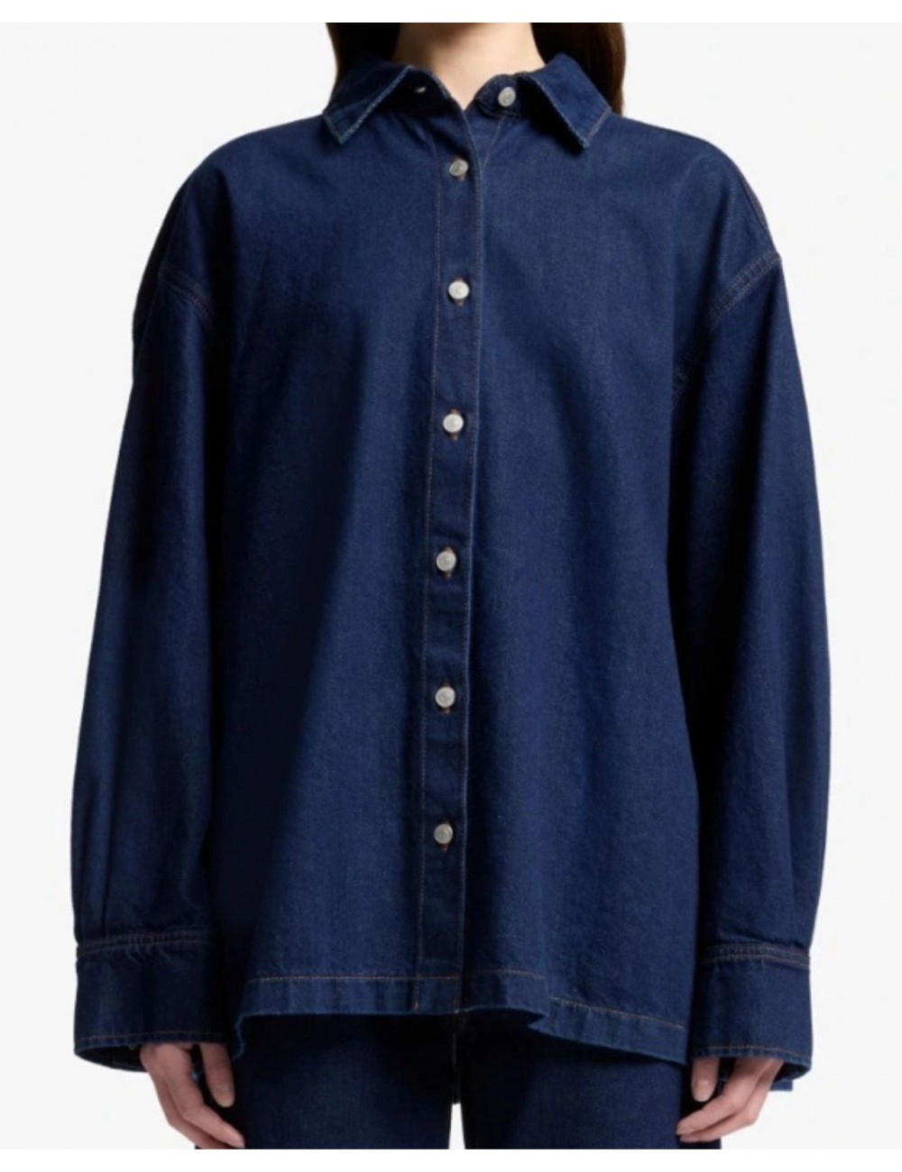 Seven - Camicia Denim Scuro Donna 7UZ10555 I25