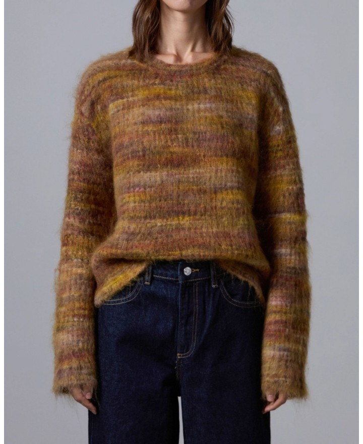 Roberto Collina - Girocollo Melange Cammello Donna F38001 43 CAMEL/OCRA I25