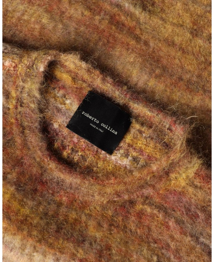 Roberto Collina - Girocollo Melange Cammello Donna F38001 43 CAMEL/OCRA I25