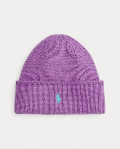 Polo Ralph Lauren - Berretto Lana Viola 455954355010 I25