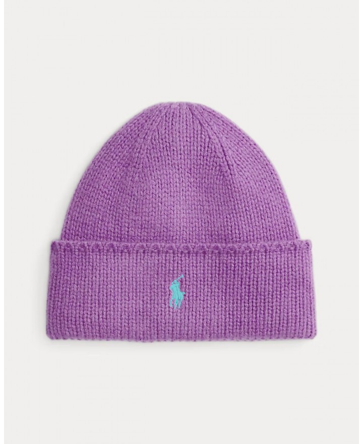 Polo Ralph Lauren - Berretto Lana Viola 455954355010 I25