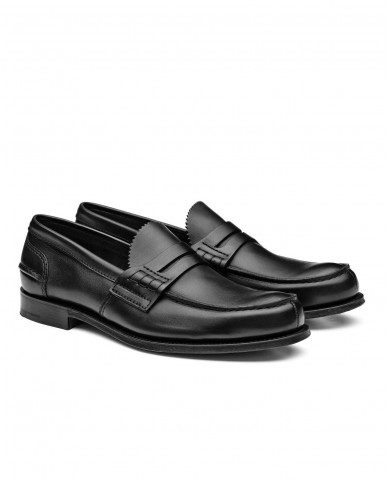 Church's - Pembrey Black Leather Loafer for Men EDB003 F0AAB 9FG G CON