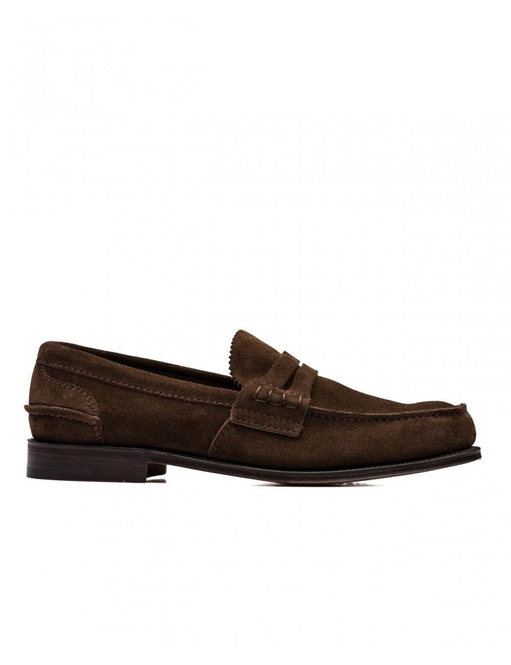 Church's - Mocassino Pembrey Suede Marrone Uomo EDB003 FOAAD 9VE G CON