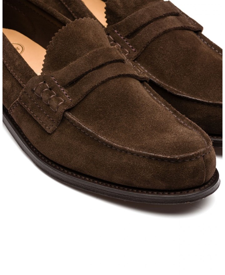 Church's - Mocassino Pembrey Suede Marrone Uomo EDB003 FOAAD 9VE G CON