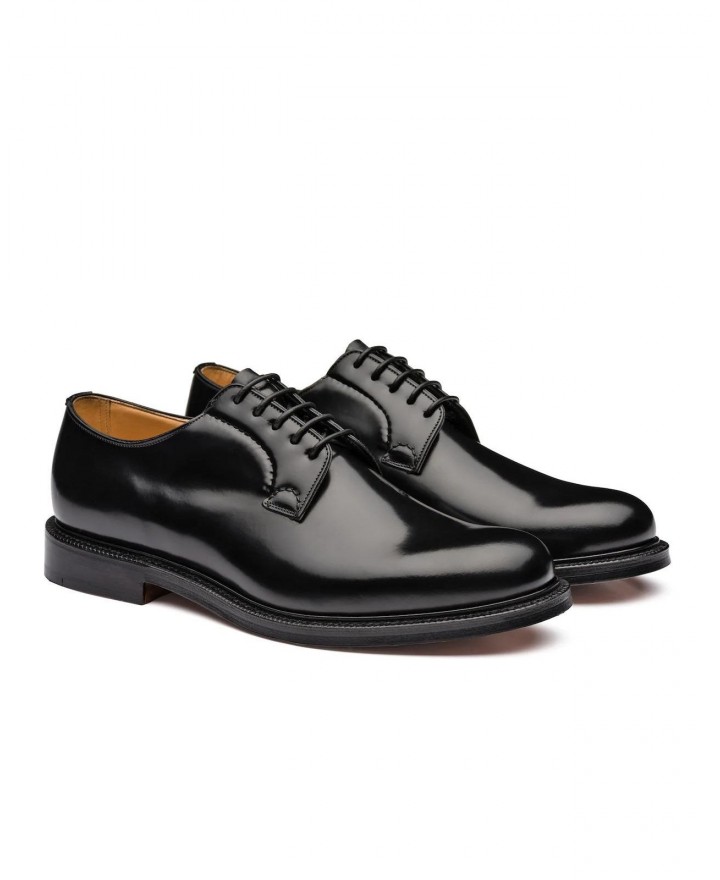 Church's - Shannon Brushed Calfskin Black Men's EEB001 F0AAB 9XV G CON