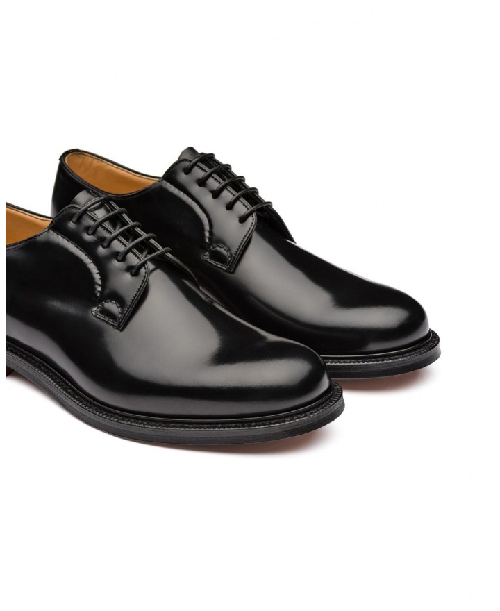 Church's - Shannon Brushed Calfskin Black Men's EEB001 F0AAB 9XV G CON