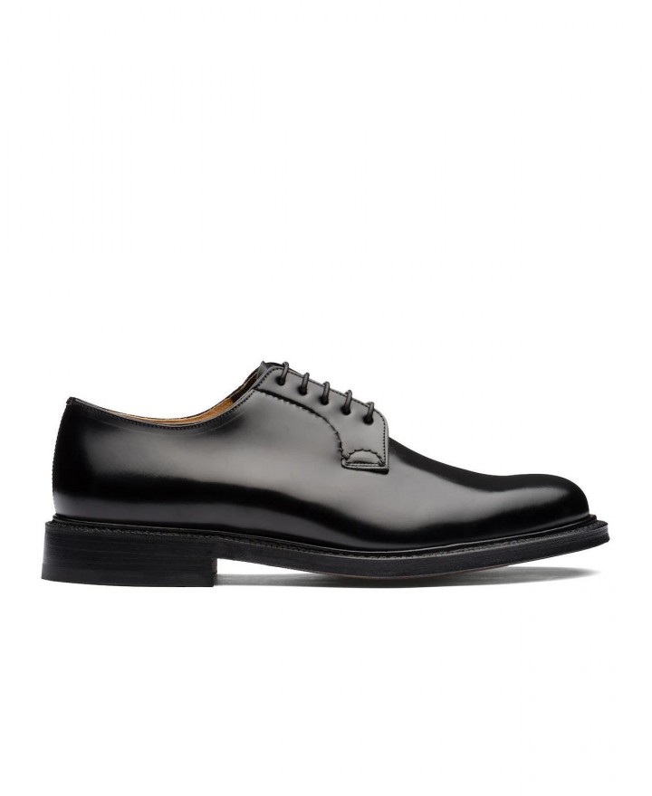 Church's - Shannon Brushed Calfskin Black Men's F Fit EEB001 F0AAB 9XV F CON