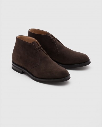 Church's - Ryder 3 Chocolate Suede Ankle Boots for Men ETC001 F0AAD 9VE G CON