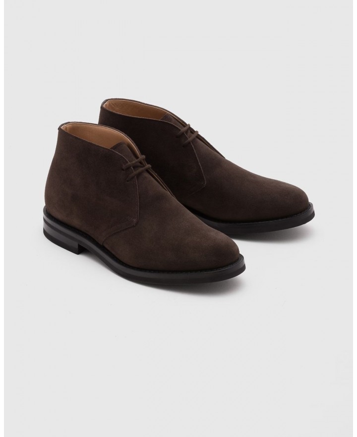 Church's - Ryder 3 Chocolate Suede Ankle Boots for Men ETC001 F0AAD 9VE G CON