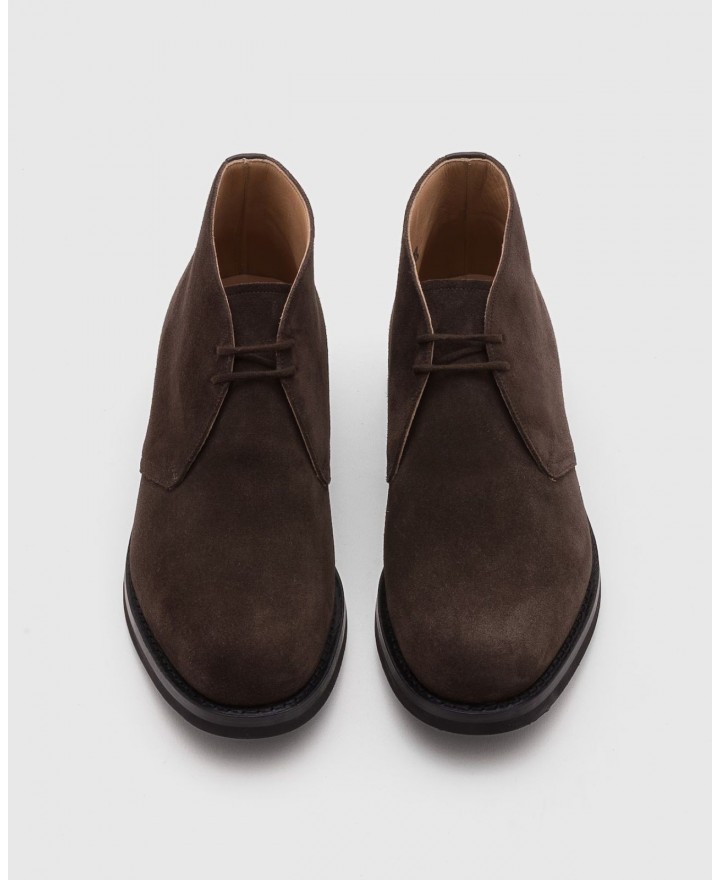 Church's - Ryder 3 Chocolate Suede Ankle Boots for Men ETC001 F0AAD 9VE G CON
