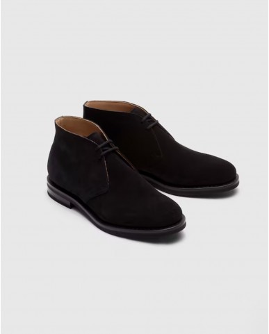 Church's - Ryder 3 Polacchino Suede Nero Uomo ETC001 9VE F0AAB G CON