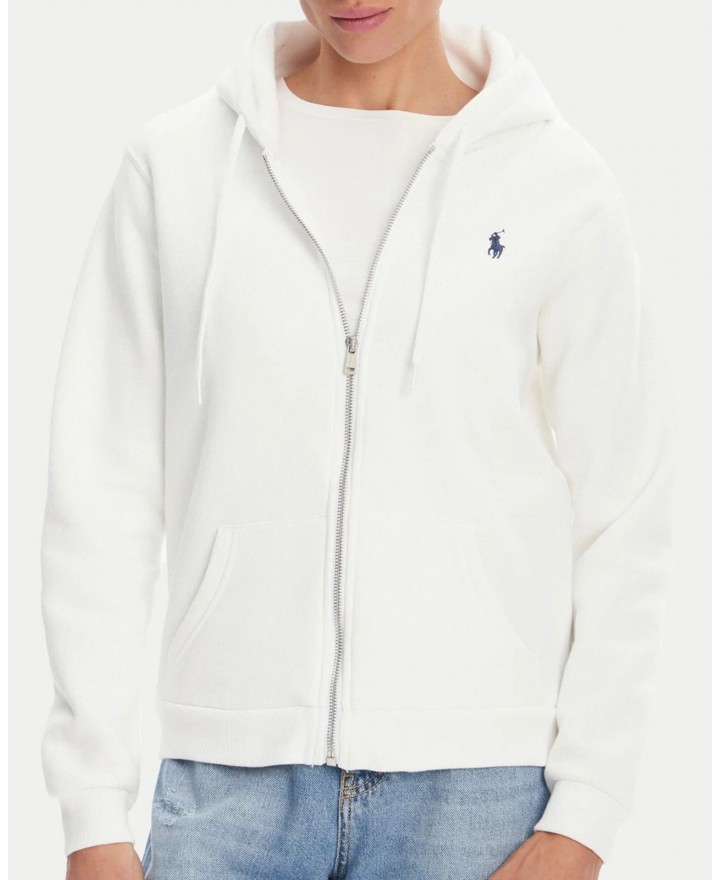 Polo Ralph Lauren - Women's White Zip Sweatshirt 211943008001 I25