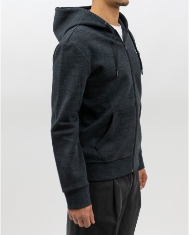 Polo Ralph Lauren - Felpa Zip e Cappuccio Antracite Uomo 710881517052 I25