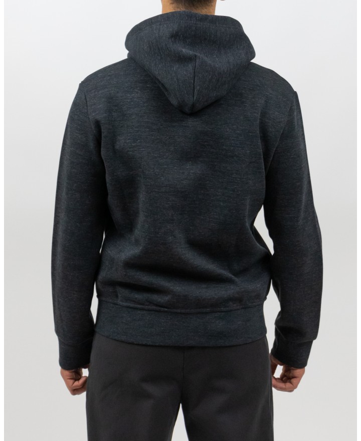 Polo Ralph Lauren - Felpa Zip e Cappuccio Antracite Uomo 710881517052 I25