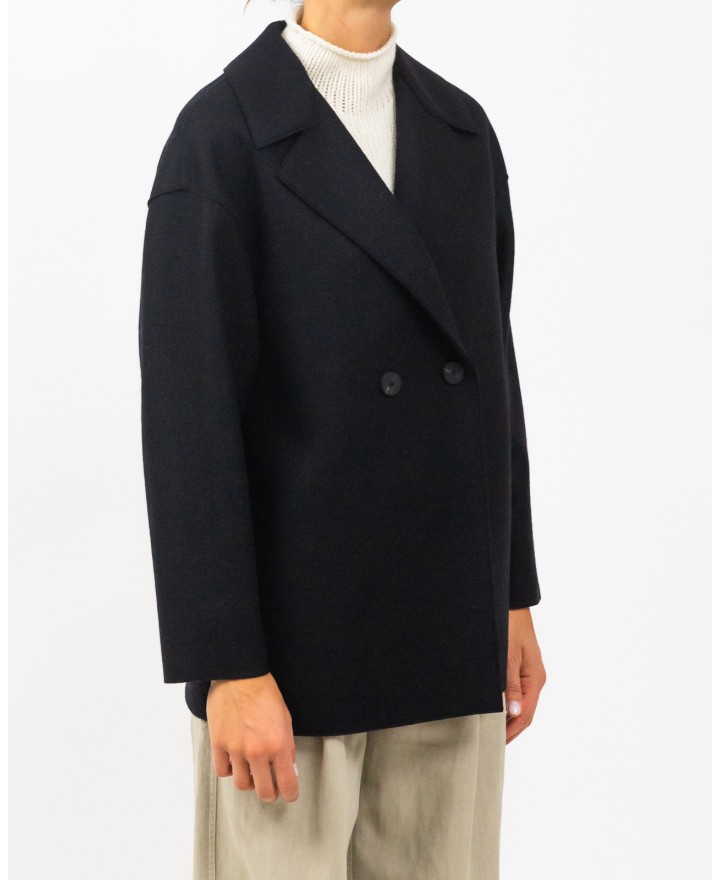 Harris Wharf - Caban Corto Doppiopetto Nero Donna A2487MLK 199 NERO I25