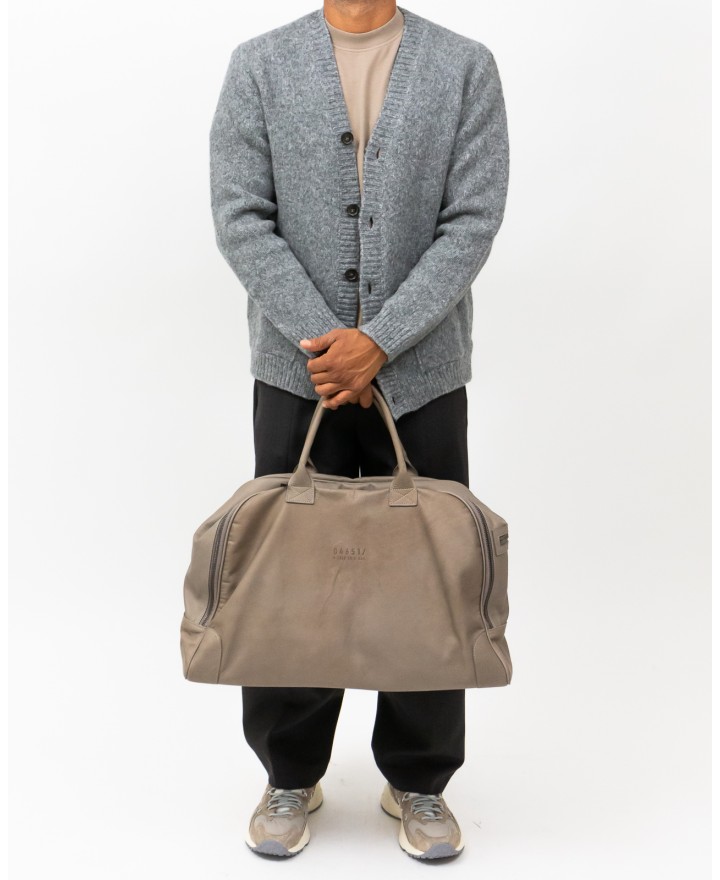 A Trip In A Bag - Men's Beige Leather Tote Bag ATD9550 040 TAUPE I25