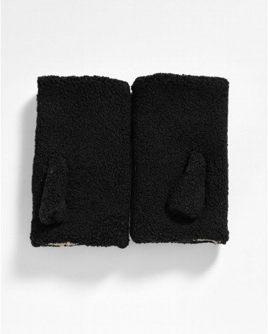 Alpo - Manicotto Eco Teddy Nero Donna 5505 NERO I25