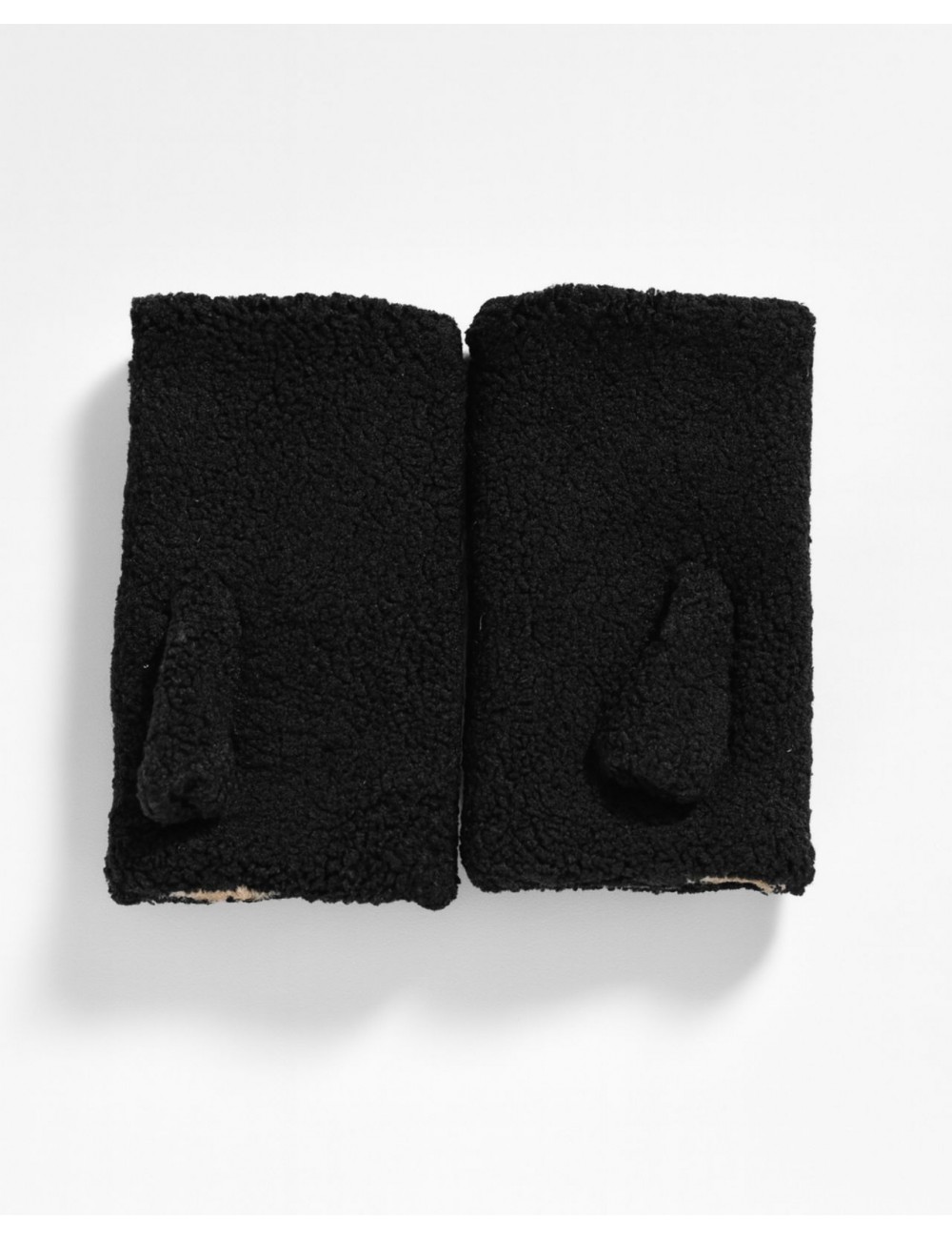 Alpo - Manicotto Eco Teddy Nero Donna 5505 NERO I25