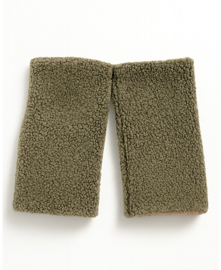 Alpo - Manicotto Eco Teddy Verde Militare Donna 5505 KAKI I25