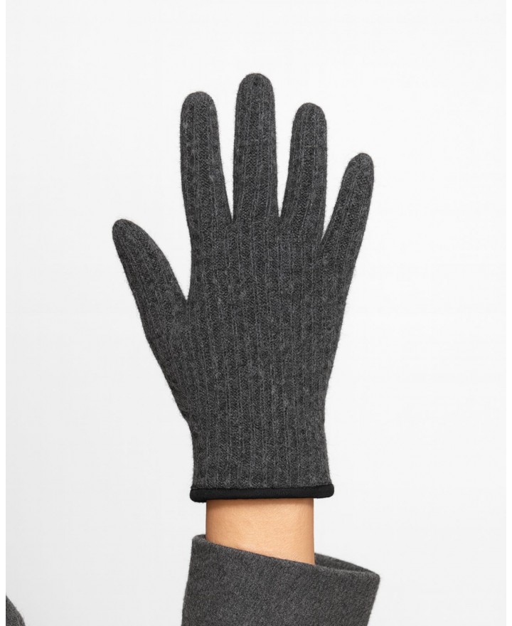 Alpo - Guanto Lana Cashmere Antracite Donna 732/K/D ANTRACITE I24