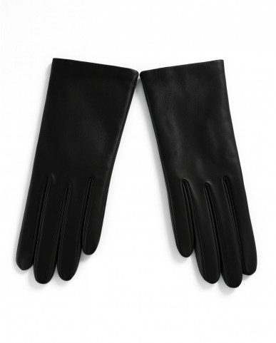 Alpo - Guanti Pelle Neri Donna NAPPA 2CH NERO I24