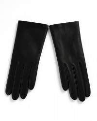 Alpo - Guanti Pelle Neri Donna NAPPA 2CH NERO I24