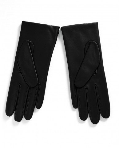 Alpo - Guanti Pelle Neri Donna NAPPA 2CH NERO I24